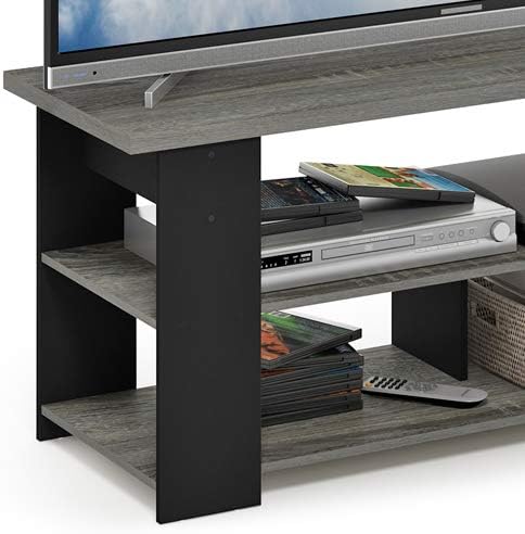 JAYA TV Stand, French Oak Grey/Black