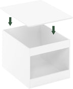 Peli Top Opening Litter Box Enclosure, Solid White