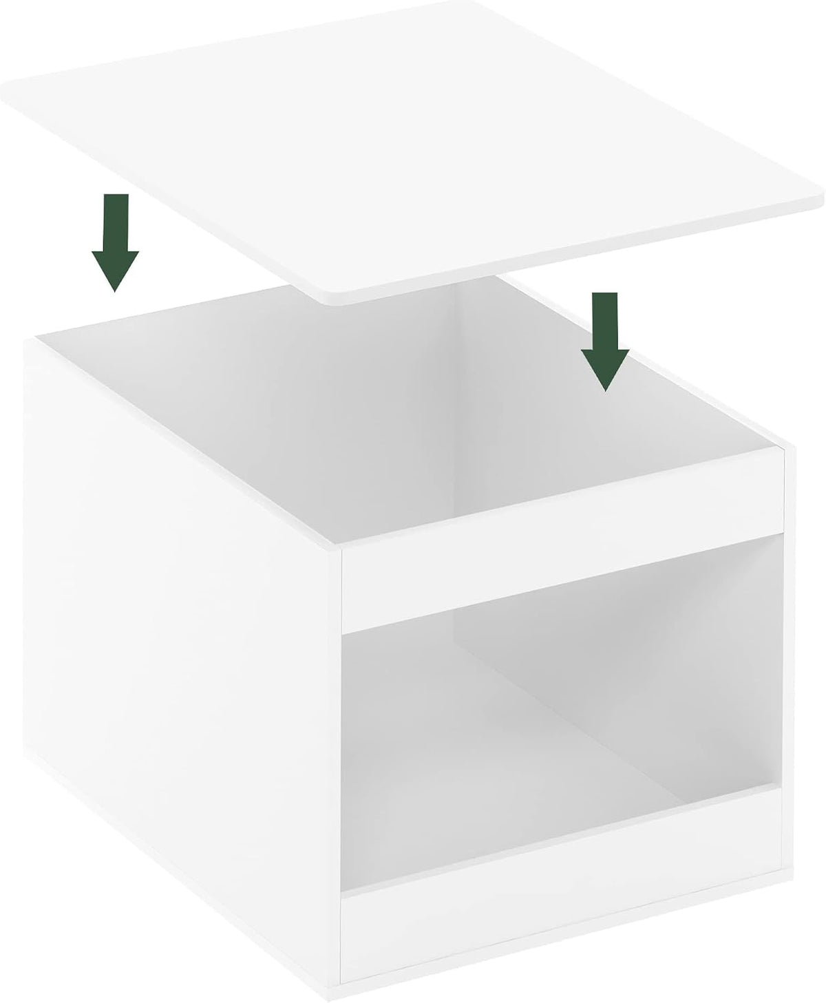 Peli Top Opening Litter Box Enclosure, Solid White