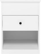 Jensen Lift Top Nightstand, Solid White