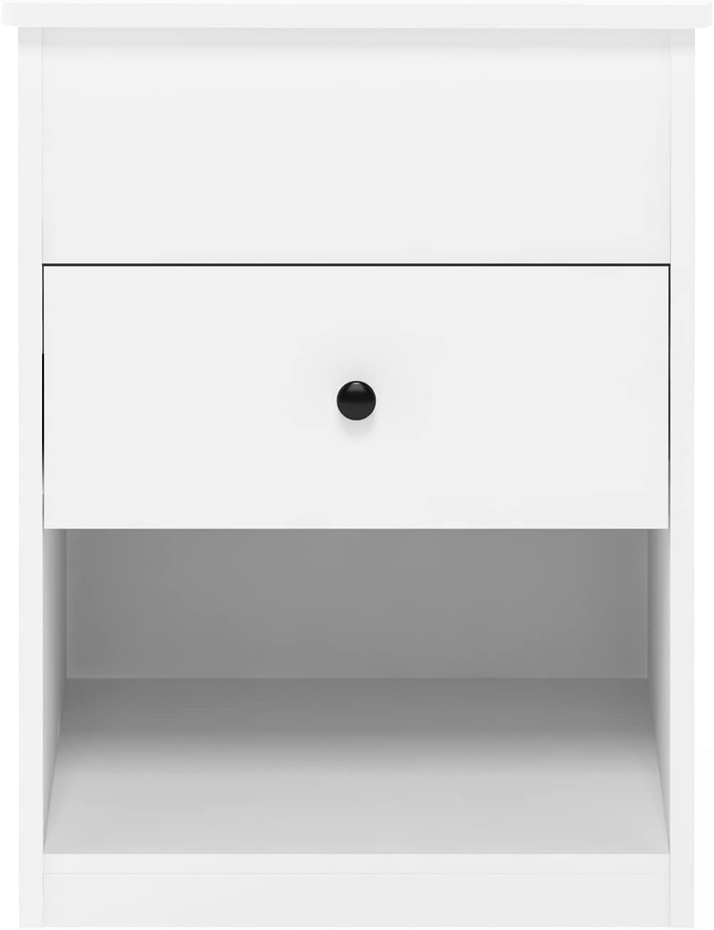 Jensen Lift Top Nightstand, Solid White