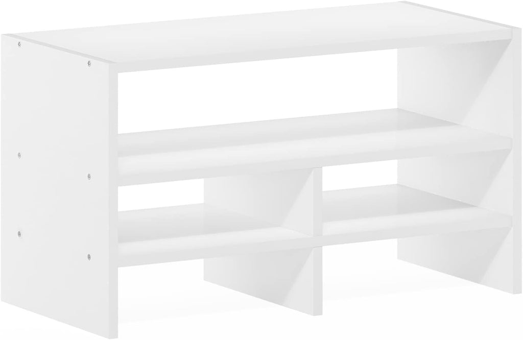 Hermite Desk Top Organizing Shelf Bookcase, White