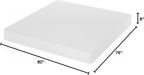 Tidur Cooling Gel Memory Foam Mattress, 8 Inch, King, White