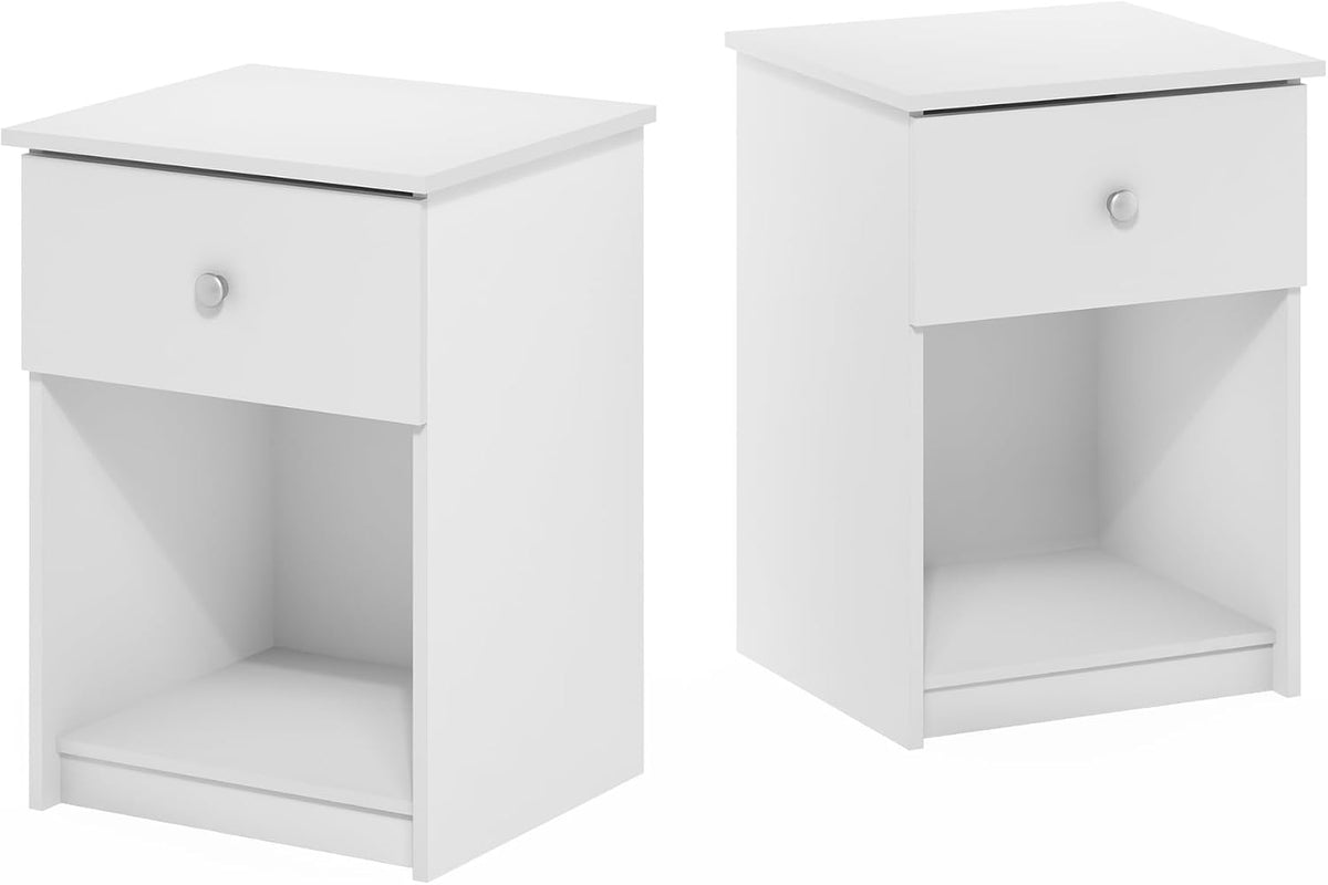 Tidur Nightstand, 2-Pack, White