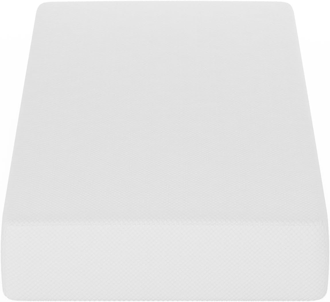 Tidur Cooling Gel Memory Foam Mattress, 10 Inch, Twin, White