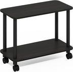 Turn-N-Tube Toolless 2-Tier Book Cart, Espresso