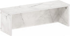 Helena Kitchen Counter Stackable Organizer Shelf, Set of 1, 18-Inch, Marble White