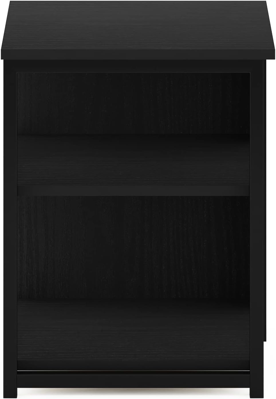 Camnus 3-Tier Metal Frame Side Table, Open Shelf, Dark Americano
