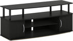 JAYA Large Entertainment Stand for TV Up to 55 Inch, Blackwood
