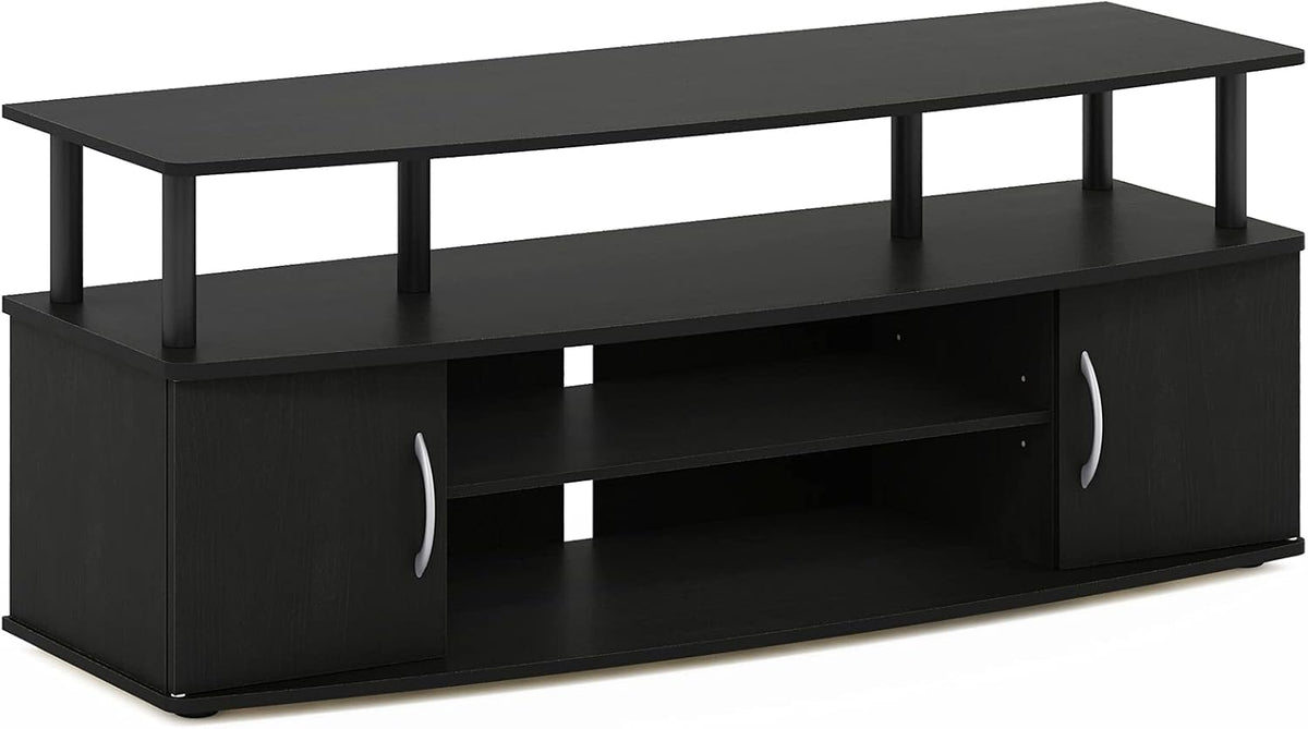 JAYA Large Entertainment Stand for TV Up to 55 Inch, Blackwood