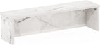 Helena Kitchen Counter Stackable Organizer Shelf, Set of 1, 23-Inch, Marble White