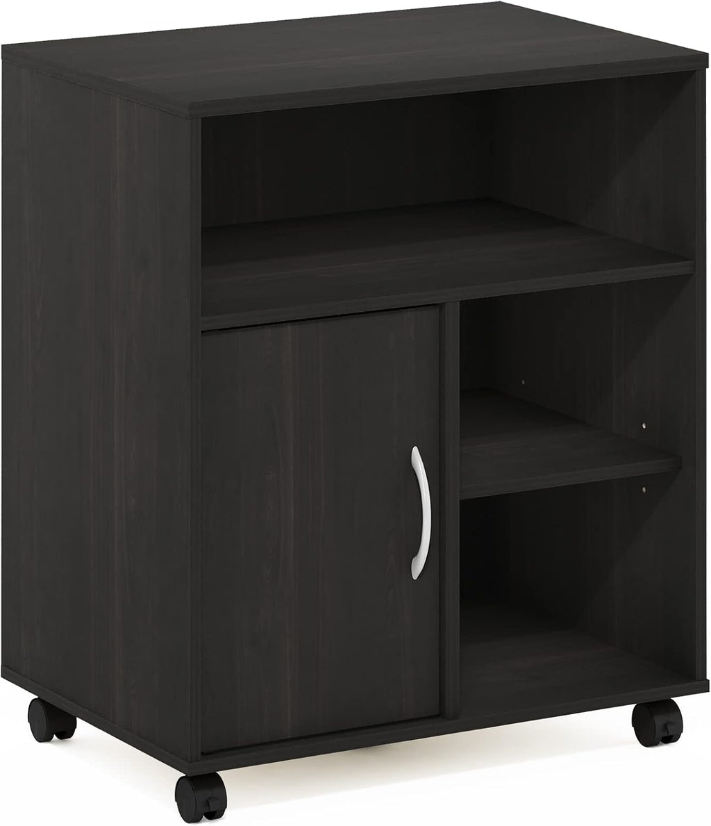 ECON 3-Tier Under Desk Printer Stand with Wheels, Espresso