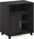 ECON 3-Tier Under Desk Printer Stand with Wheels, Espresso
