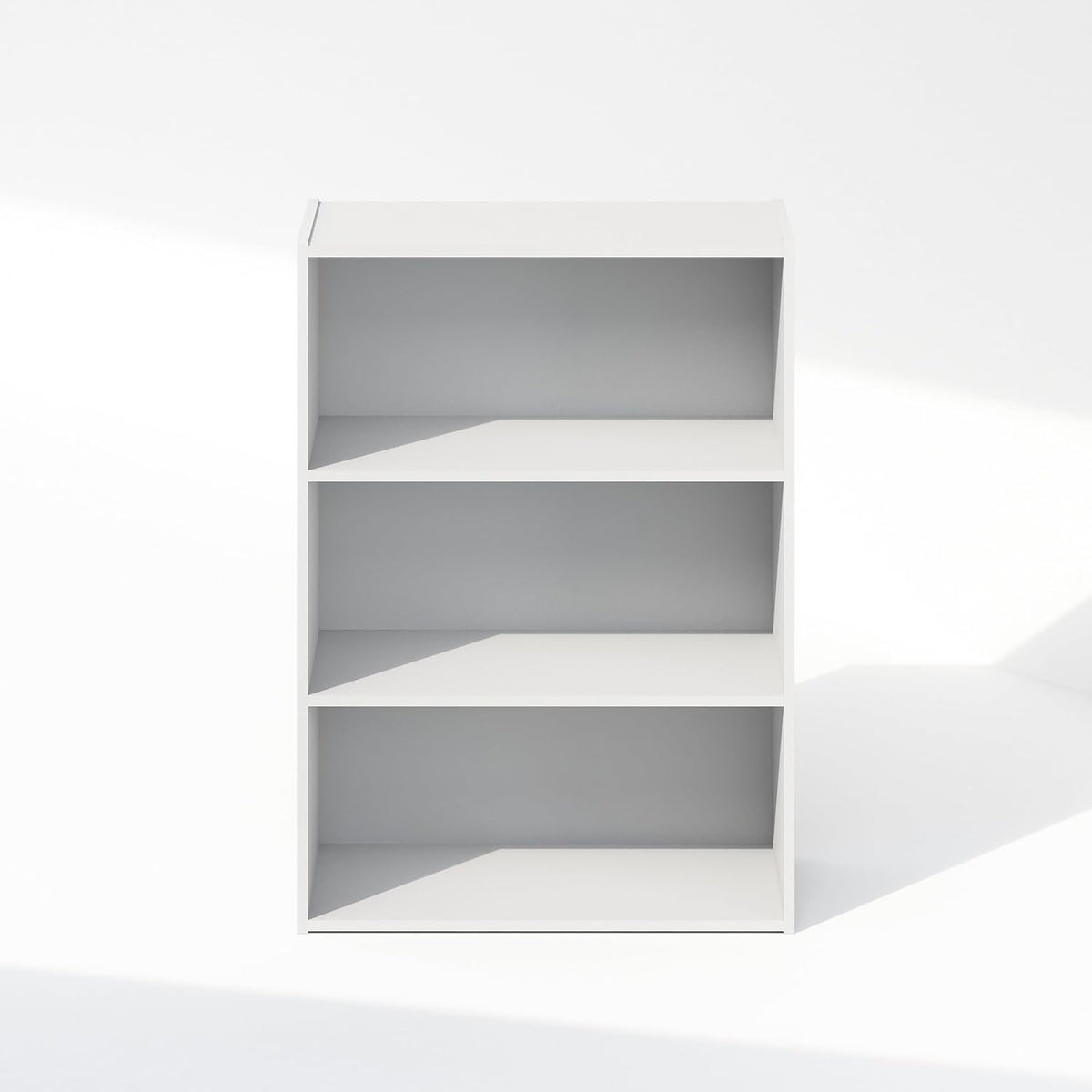Reed Closet Organizers and Storage, 3-Tier Reversible Closet Shelves, Closet Organization Shelf, 9.7 x 23.7 x 31.5, for Bedroom, Closet, Plain White