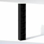Cubicle 6-Tier Closet Organizers and Storage, Closet Organizer, Open Shelf Closet Storage, 21.1" W, for Wardrobe, Bedroom, Living Room, Blackwood