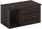 Peli Farmhouse Hidden Cat Litter Box with Divider, Ebony