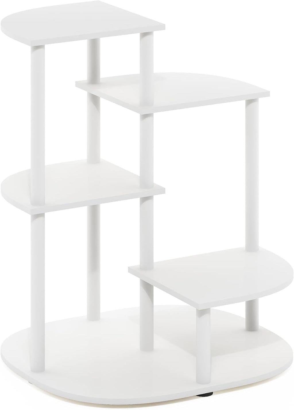 CELUKA Toolless 4-Tier Indoor Plant Stand, White