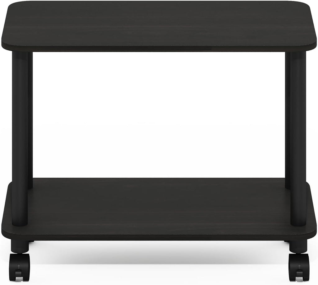 Turn-N-Tube Toolless 2-Tier Book Cart, Espresso
