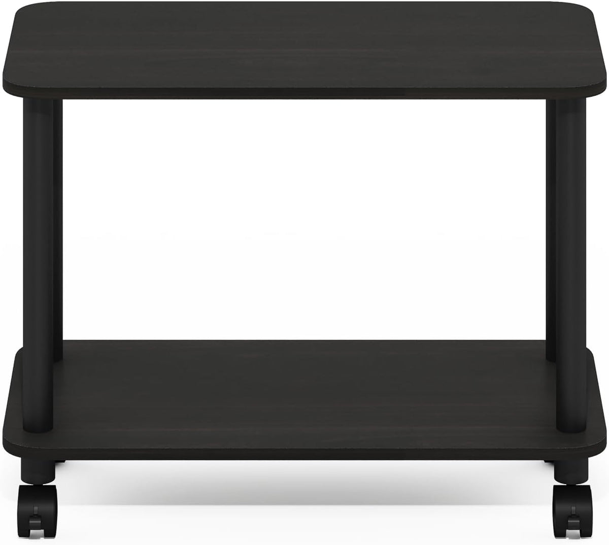 Turn-N-Tube Toolless 2-Tier Book Cart, Espresso