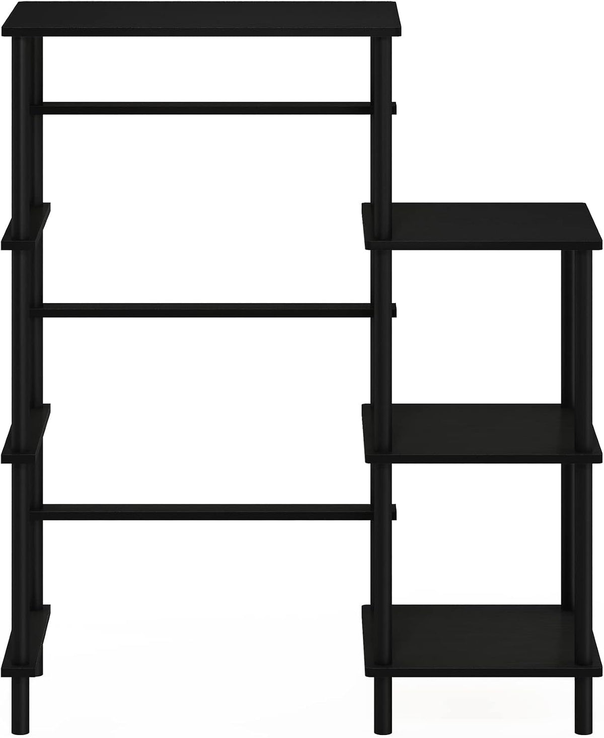 Turn-N-Tube Toolless 4-Tier Coffee Bar, Bakers Rack, Americano