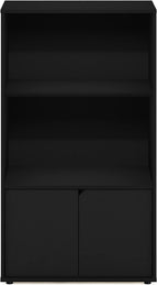 Jaya Kitchen Storage Shelf with Cabinet, Americano