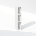 Reed 3-Tier Closet Organizers and Storage, Closet Organizer, Open Shelf Closet Storage, for Wardrobe, Bedroom, Living Room, 6-Inch Width, White