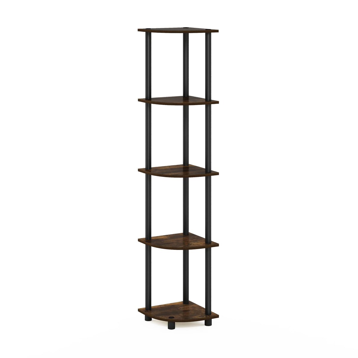 99152BE/WH/IV 3-Tier Go Green Multipurpose Storage Rack Shelving Unit Bookshelf Cabinet with 2 Bins, Beech Finish