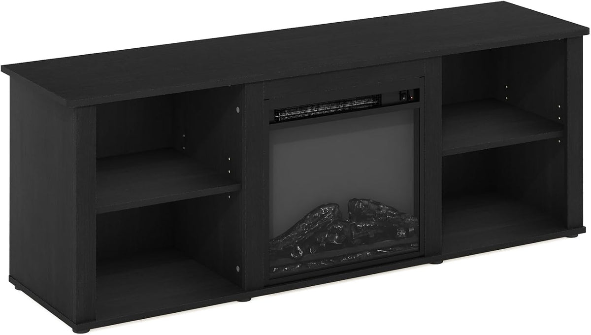 CLASSIC 3-Tier Fireplace TV Stand for TV up to 60 Inch, Americano
