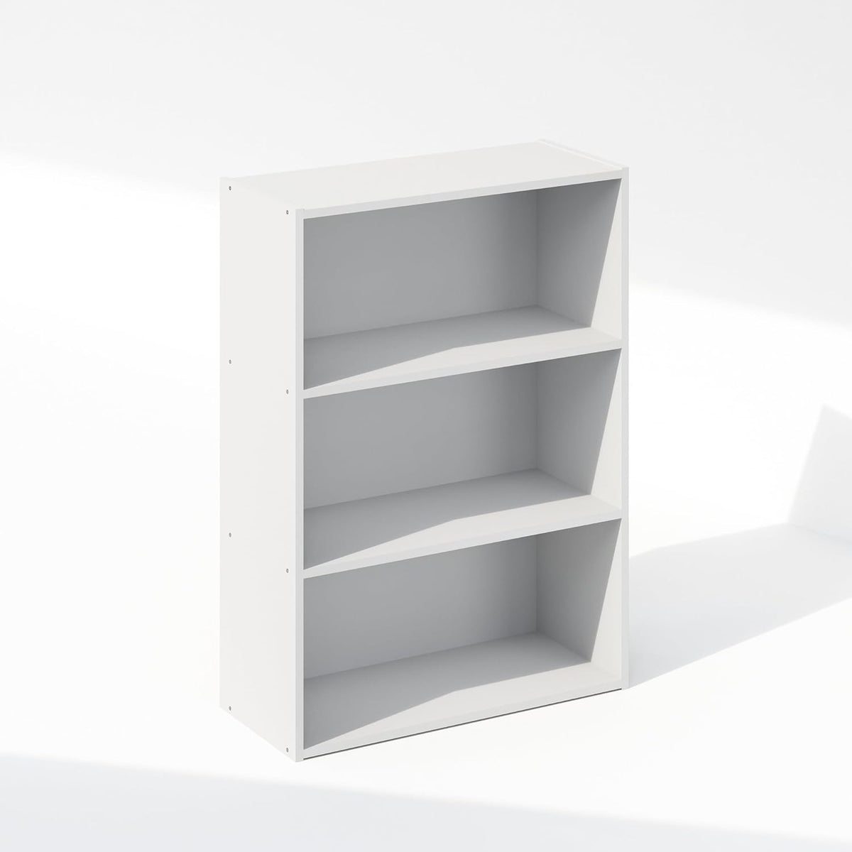 Reed Closet Organizers and Storage, 3-Tier Reversible Closet Shelves, Closet Organization Shelf, 9.7 x 23.7 x 31.5, for Bedroom, Closet, Plain White