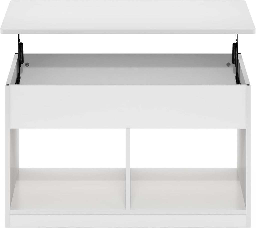 Jensen Lift Top Coffee Table, Solid White