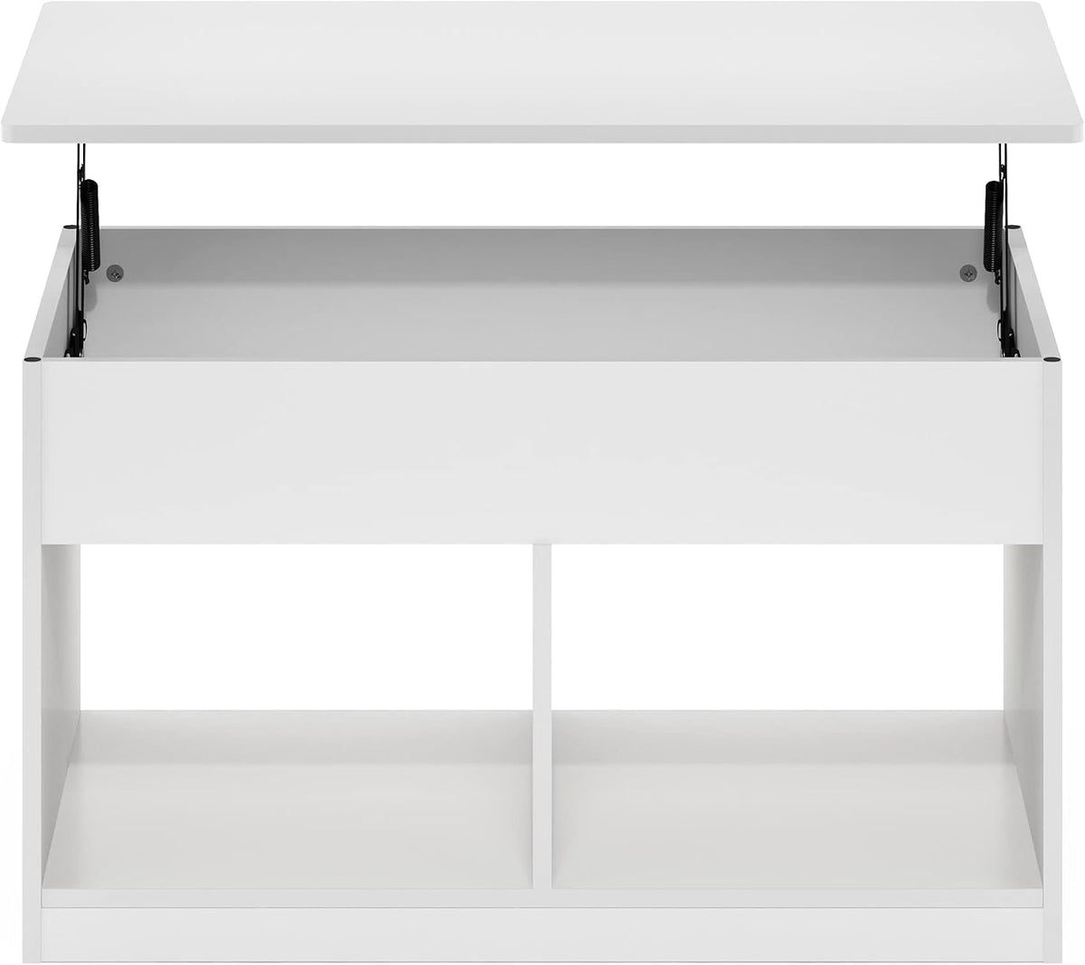 Jensen Lift Top Coffee Table, Solid White