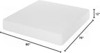 Tidur Cooling Gel Memory Foam Mattress, 12 Inch, King,White