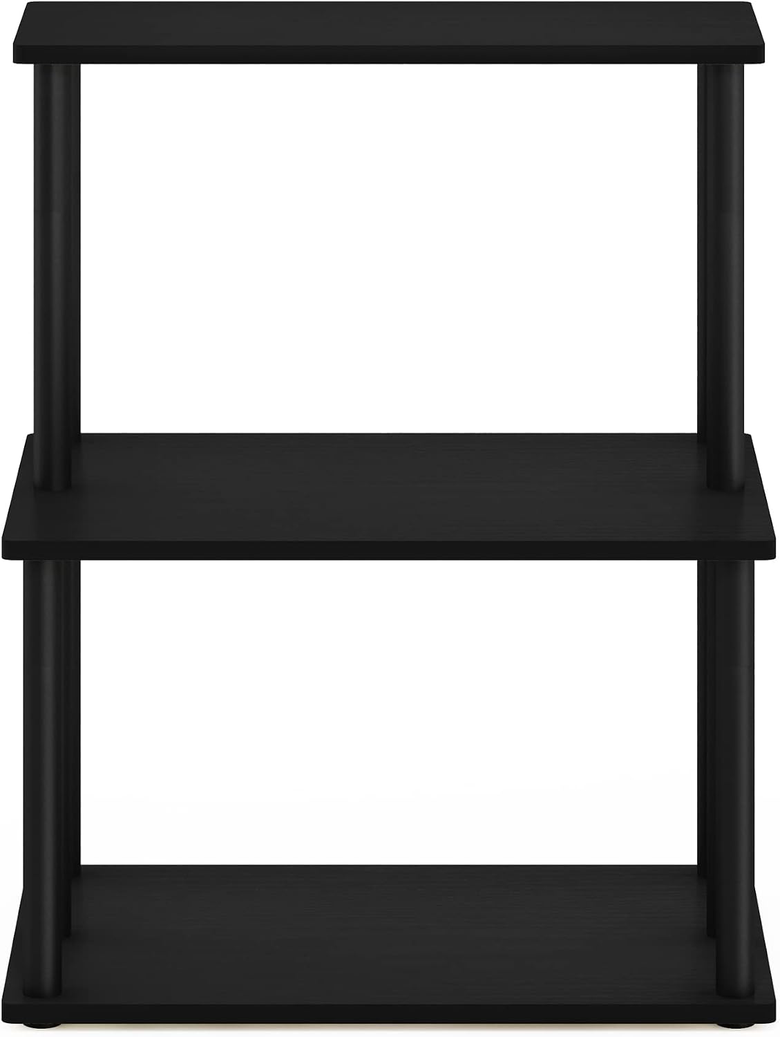 Turn-N-Tube 3-Tier Toolless Kitchen Storage Shelf, Americano/Black