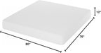 Tidur Cooling Gel Memory Foam Mattress, 10 Inch, King White