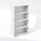 Reed Closet Organizers and Storage, 4-Tier Closet Organizer, Open Shelf Closet Storage, for Wardrobe, Bedroom, Living Room, White