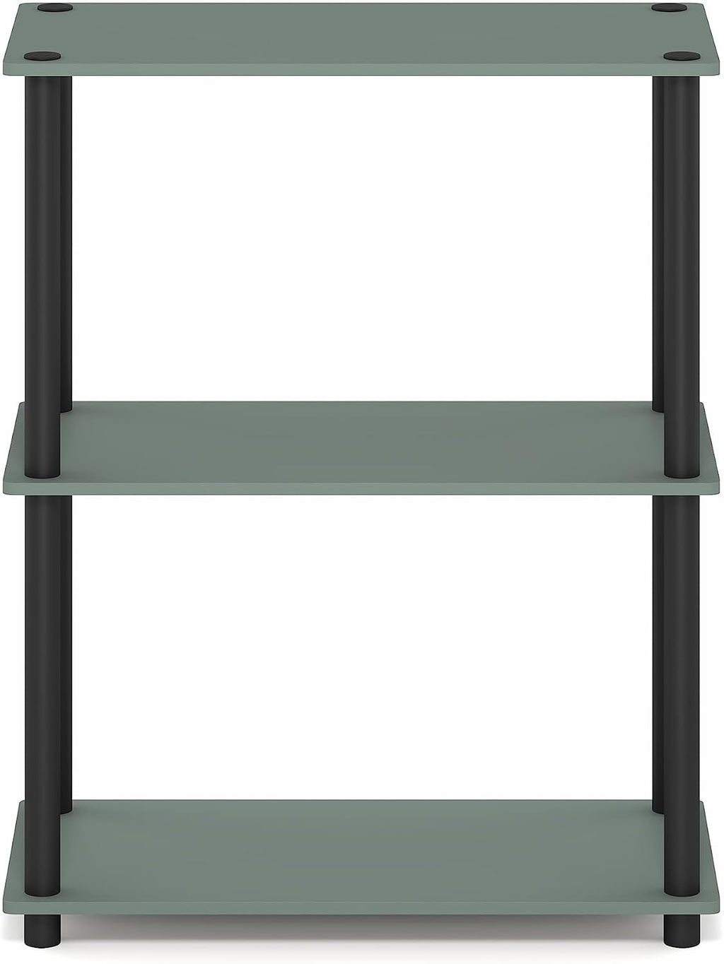 Turn-N-Tube Toolless Assembly 3-Tier Closet Shelf, Sage Green