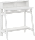 Simplistic A Frame Computer Desk, Regular, White