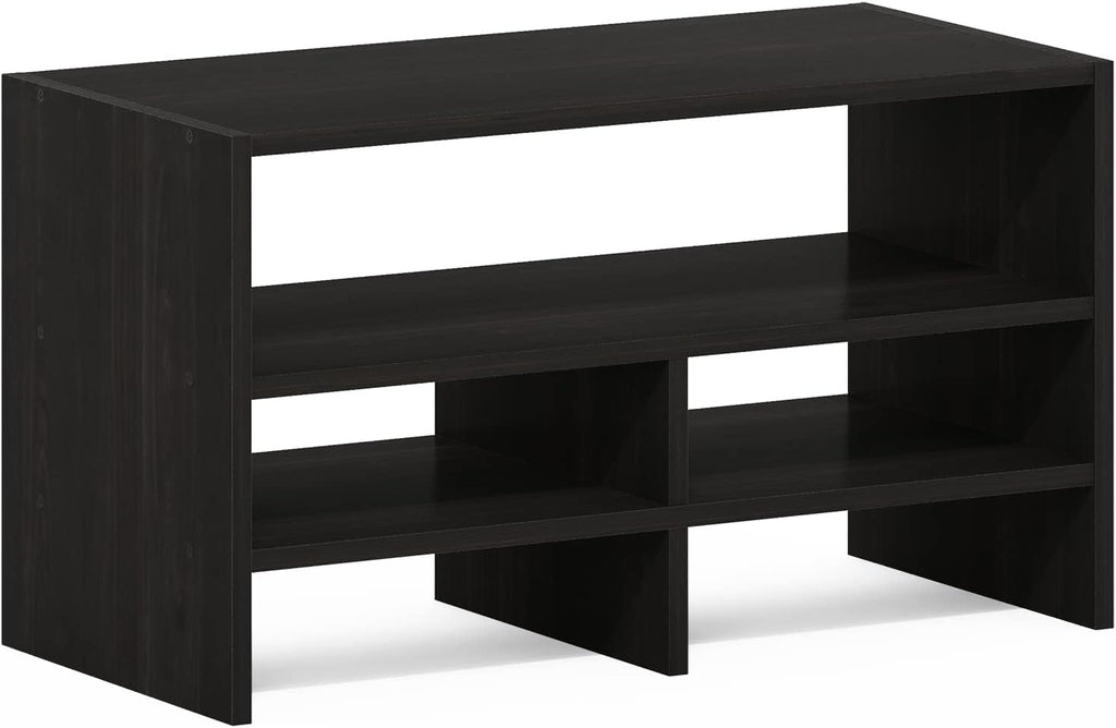 Hermite Desk Top Organizing Shelf Bookcase, Espresso