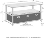 Turn-N-Tube Shoe Rack, 3-Tier Compact Shoe Organizer, Toolless Shoe Storage with Bin Drawers and Open Shelves, 15.5 x 31.2 x 15.4, for Closet Entryway, Office, Garage, Black Oak