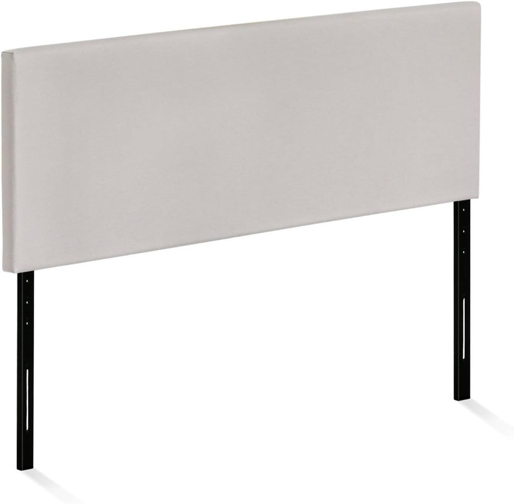 Roanne Plain Headboard, Queen, Fog