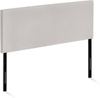 Roanne Plain Headboard, Queen, Fog