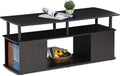 JAYA TV Stand for TVs up to 50 Inch with Open Storage, Blackwood