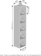 Cubic Extra Thick 5-Cube Closet Organizers and Storage, White