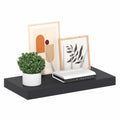 Tanna Floating Shelves for Wall, 12 x 24 Wall Shelf, Single Set Wall Mounted Floating Shelf with Invisible Bracket, 2-Inch Thick, for Bathroom, Living Room, Bedroom, Home Office, Americano