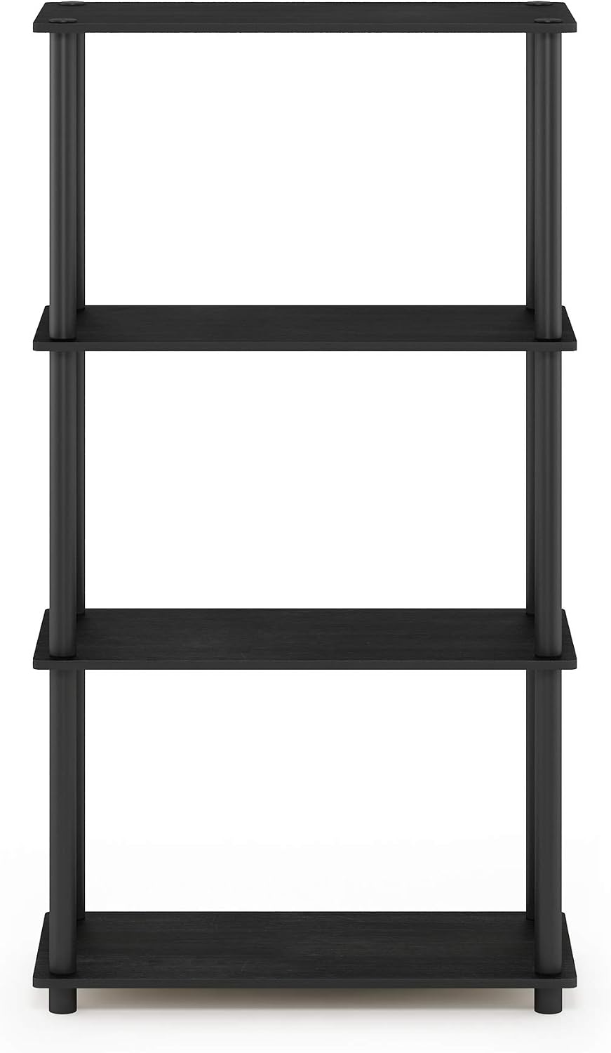 Turn-N-Tube Toolless 4-Tier Storage Shelves, Americano