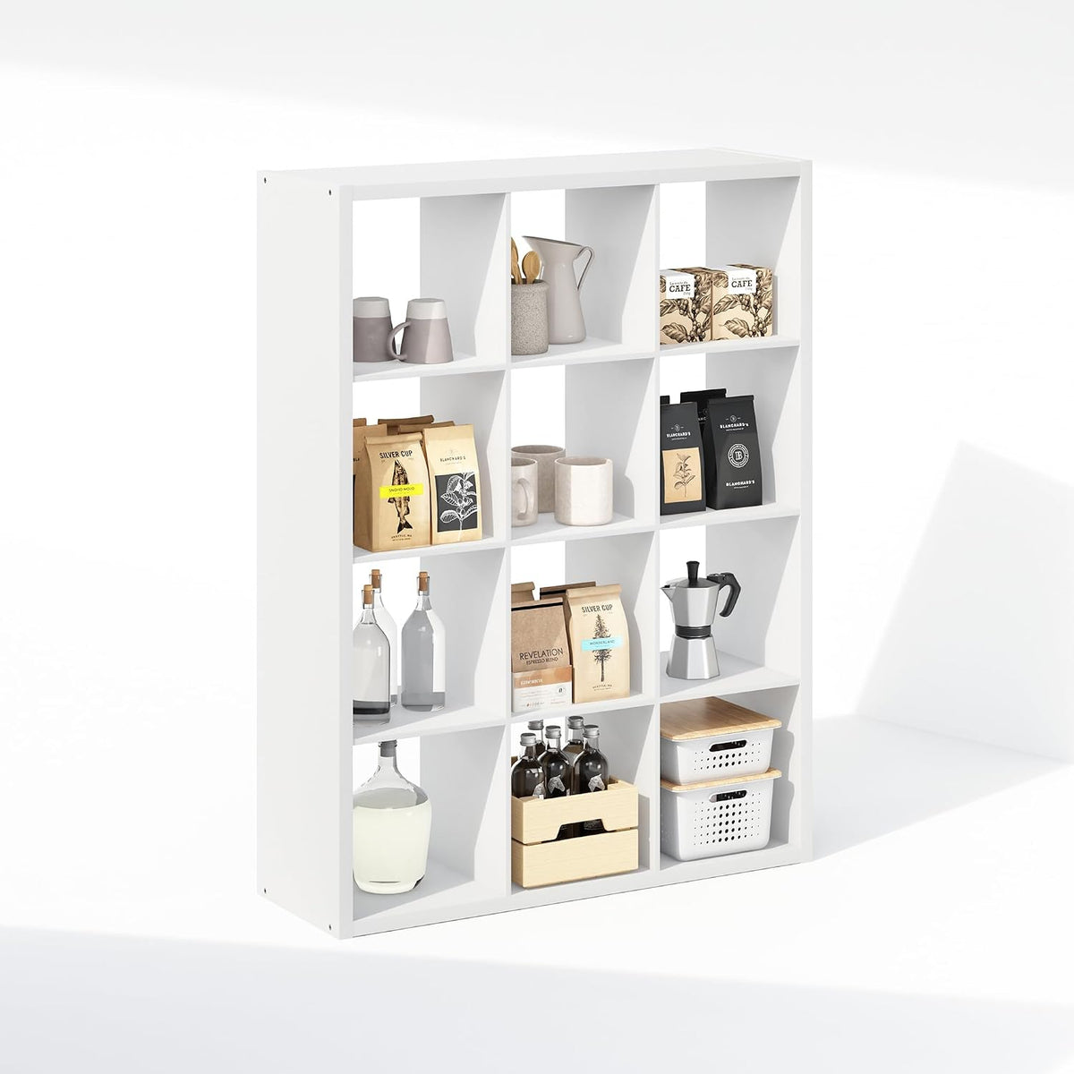 Cubic Extra Thick 12-Cube Closet Organizers and Storage, White