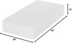 Tidur Cooling Gel Memory Foam Mattress, 12 Inch, Twin, White
