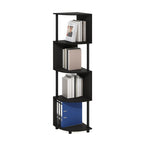 ECON Corner Shelf, 8-Tier Corner Book Shelf, Storage Shelves, Display Rack, Bookshelf, for Organization and Storage, Living Room, Home Office, Espresso