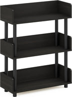 Turn-N-Tube Book Shelf, 3-Tier Bookshelf, Bookcases, Espresso