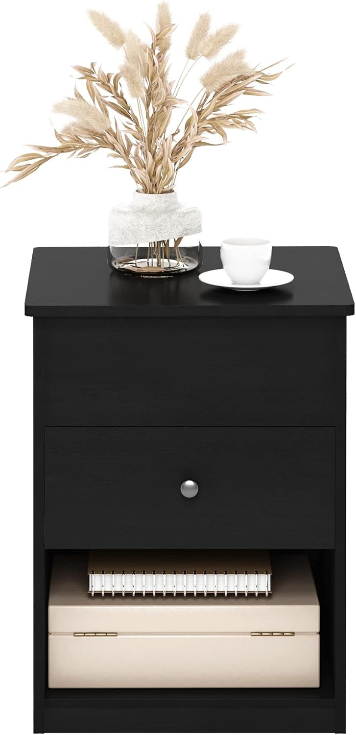 Jensen Lift Top Nightstand, Americano